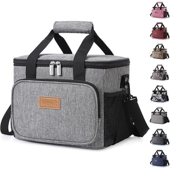 Lifewit Large Lunch Bag Insulated Lunch Box Soft Cooler Cooling Tote for Adult - Picture 7 of 7